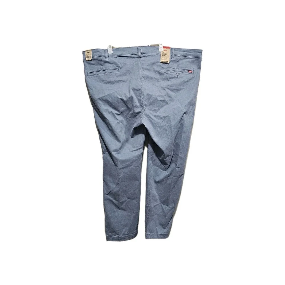 Levi's XX Chino Twill Pants Men's 50 X 29 Grey Preppy Standard Taper Stretch NWT